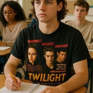 Source Unknown Black Twilight Graphic Tee